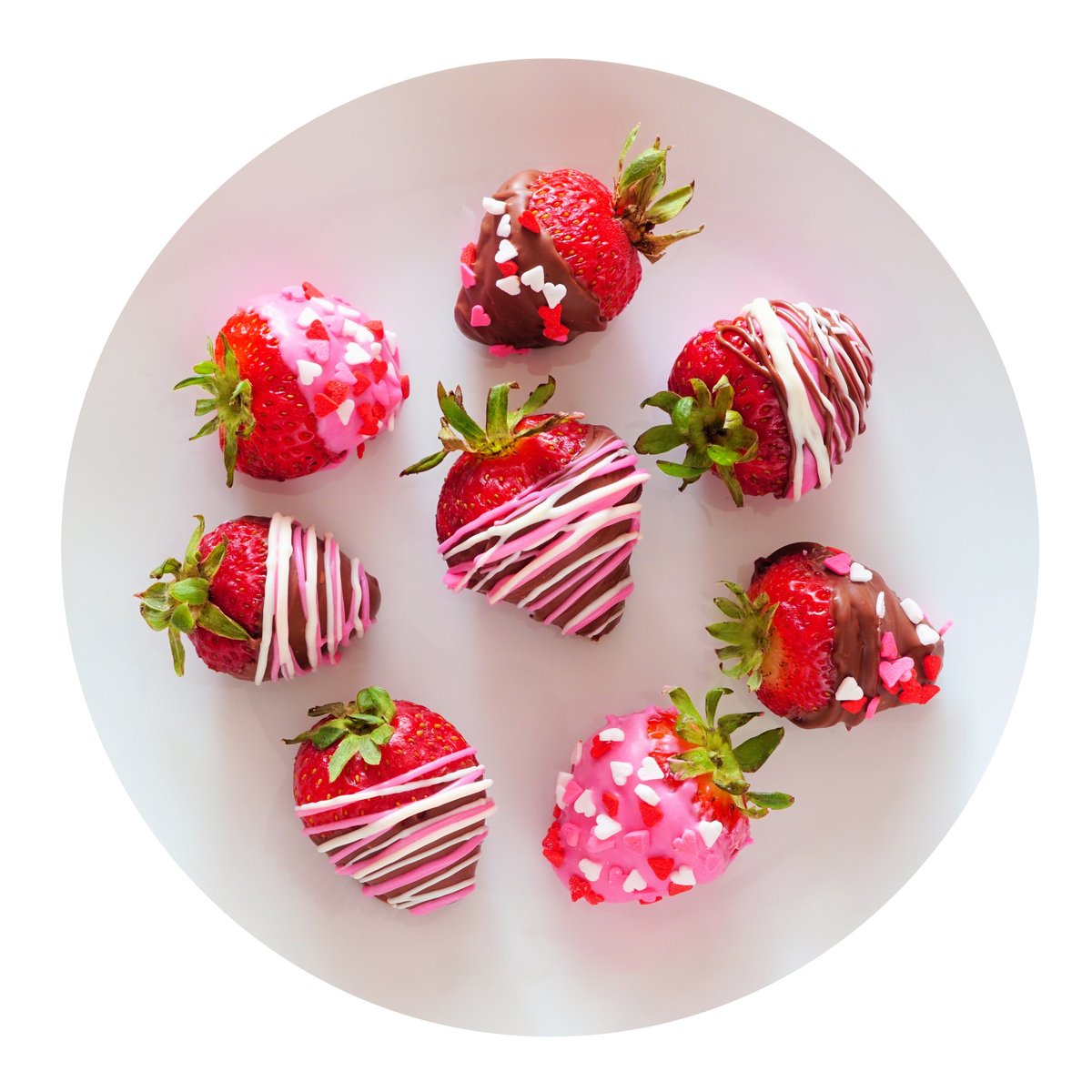 Valentine's Day chocolate strawberries